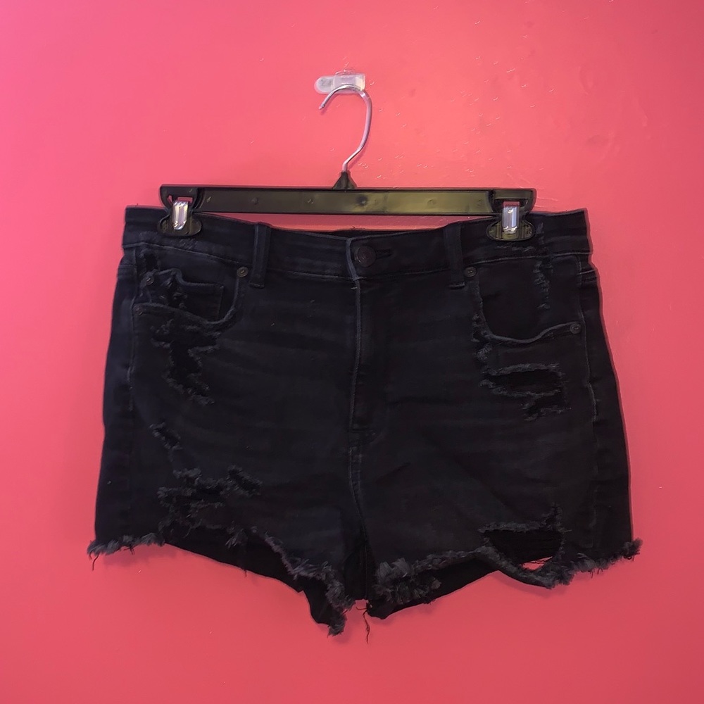 Black American Eagle Shorts